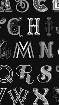 Couverture de livre - Création de caractère de typographie