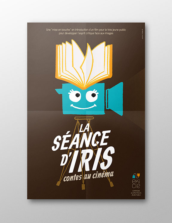 Illustration - Affiche du spectacle "la séance d'iris"